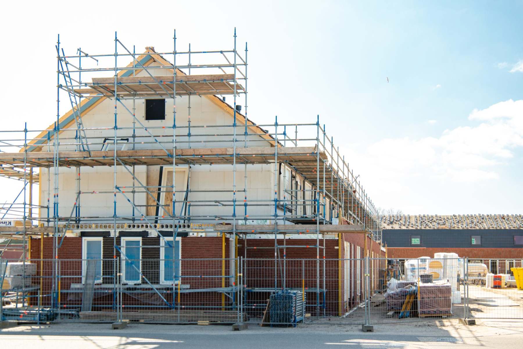 Builders Worthing : Construction Site of Building New House